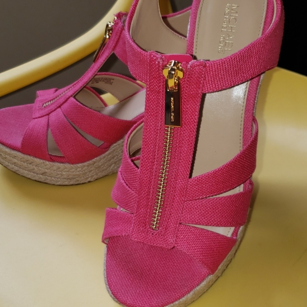 Michael Kors Pink Espadrilles sz. 8